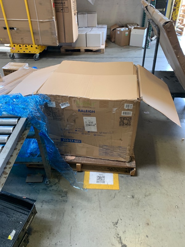 Photo 1 of Evolur Raleigh Upholstered Manual Glider Recliner– Rocking & 360° Swivel with Smooth Glide – Greenguard Gold & FSC Certified – Modern Nursery and Living Room Chair in Light Grey