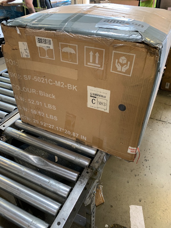 Photo 1 of Sweetcrispy Massage Recliner Chair for Adults, Adjustable Home Theater Seating with Lumbar Support for Living Room, Modern Fabric Reclining, Black