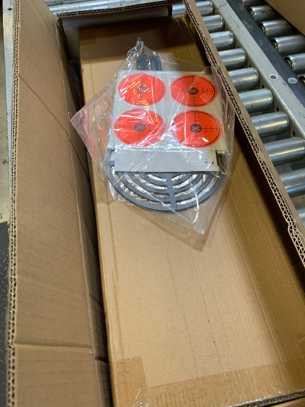 Photo 1 of KNINE OUTDOORS AR500 Dueling Tree Target Kit, 6-Piece 3/8" Thickness Steel Paddles in 6" Diameter, Steel Target for Shooting