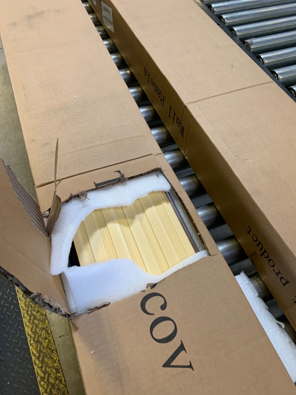 Photo 1 of AcoustixPro Noise Cancelling - Traditional Medium Slat Wall Panel - 94.5 in x 11 in (Pack of 2) / 14.5 sqft
