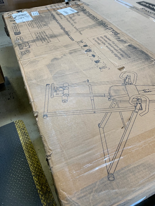 Photo 1 of Heavy Duty Inversion Table, 300lb Capacity Back Therapy Reflexology Heavy Duty Foldable Steel Back Stretcher Machine Dprodo Table ,Blue
