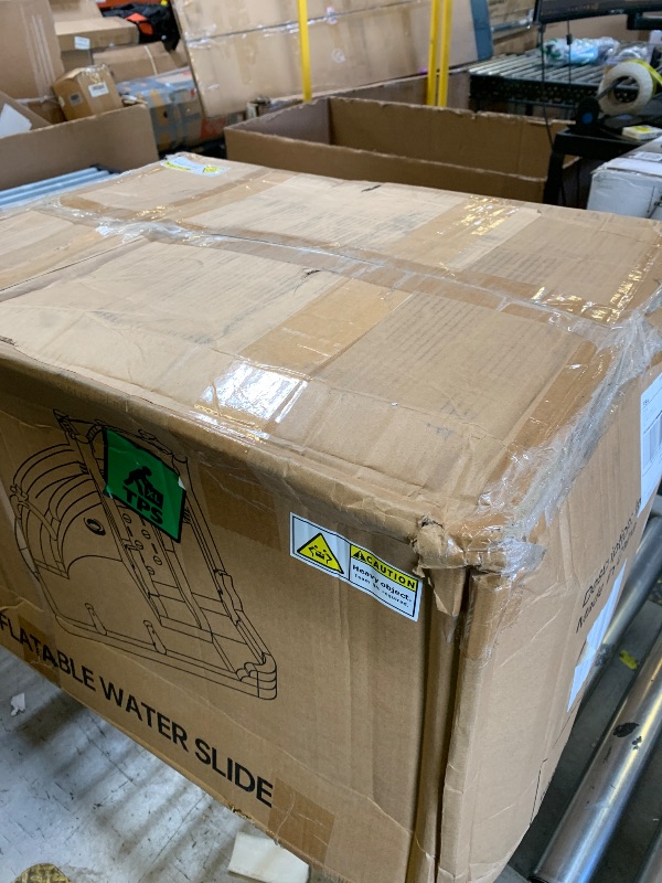 Photo 1 of Culaluva Inflatable Water Slide for Kids: 5 in 1 Dolphin Blow up Bounce House...