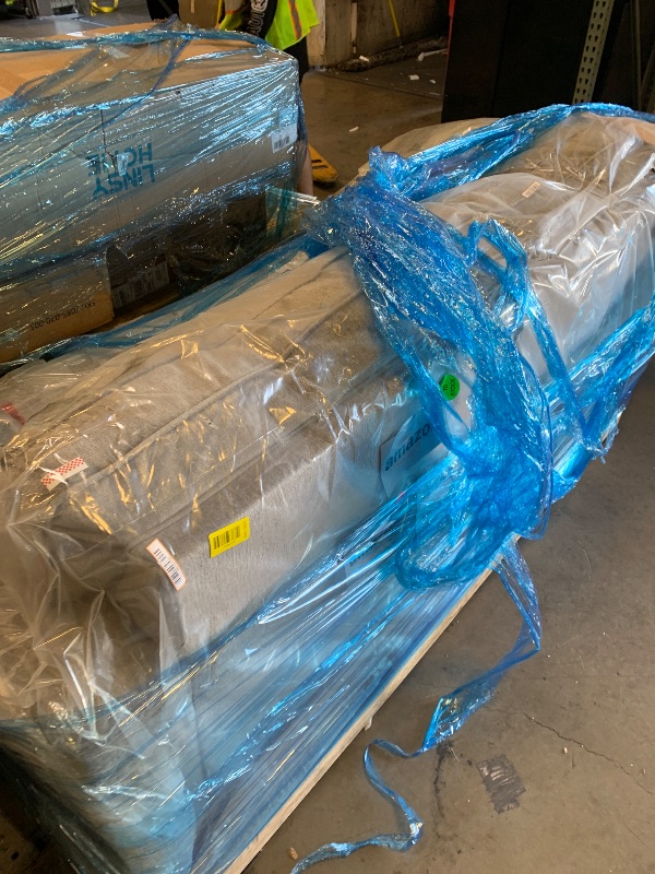 Photo 1 of Signature Design by Ashley Altari Modern Sofa with 2 Accent Pillows, Light Gray