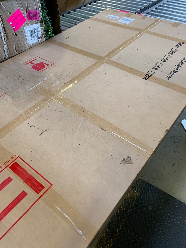 Photo 1 of GLSLAND-77 x38 Arched Full Length Mirror - Oversize Floor Mirrors Aluminum Alloy Frame Full Body Dressing Mirror for Bedroom Living Room,Black