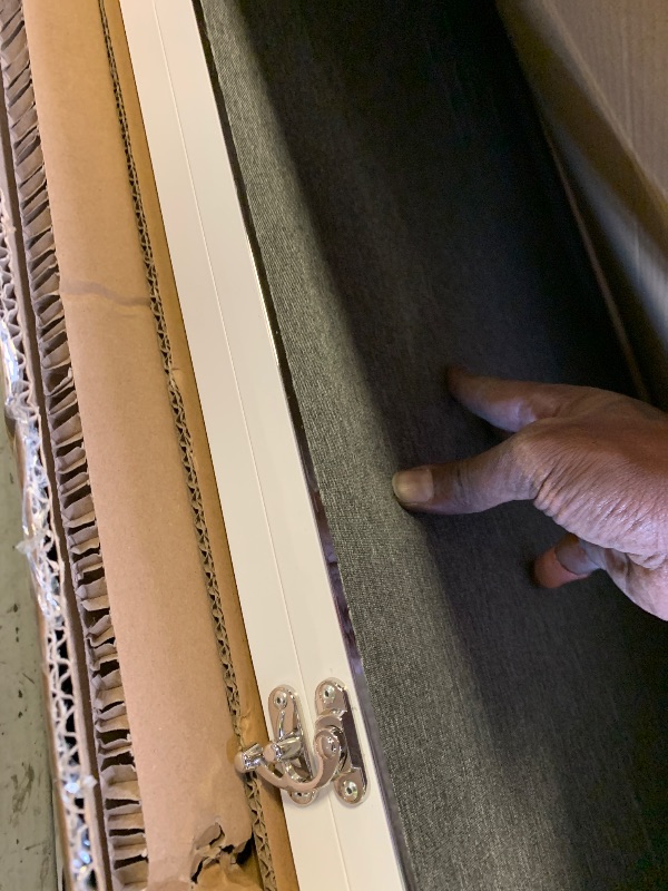 Photo 1 of brisafe 71" x 40" Full Length Rolling Floor Mirror on Lockable Wheels, Large Rectangular Shatter-Resistant Safety Glass, for Home Dance Studio & Yoga, Black Metal Frame and Stand
