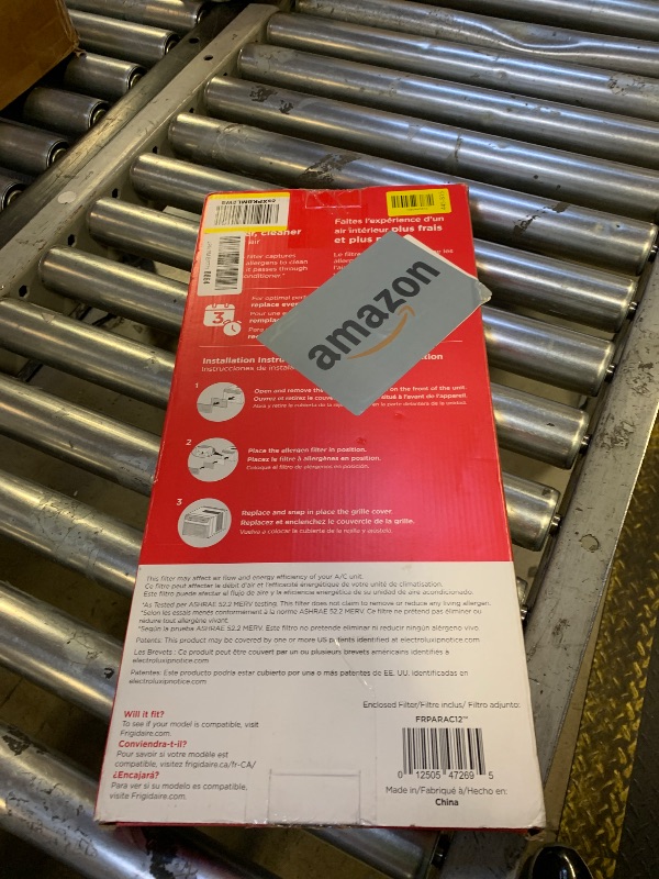 Photo 1 of Frigidaire PureAir® RAC-12 Premium Air Filter for Window AC