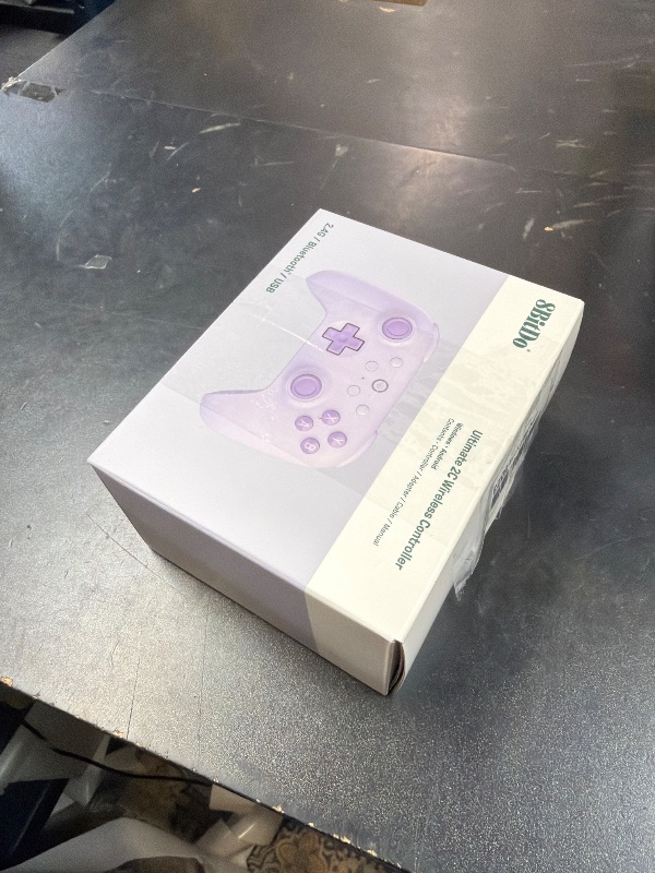 Photo 1 of 8BitDo Ultimate 2C Wireless Controller for Windows PC and Android, with 1000 Hz Polling Rate, Hall Effect Joysticks and Triggers, and Remappable L4/R4 Bumpers (Purple)