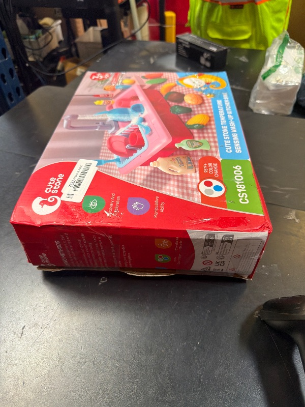 Photo 1 of **INCOMPLETE** CUTE STONE Color Changing Play Kitchen Sink Toys, Children Electric Dishwasher Playing Toy with Running Water,Upgraded Real Faucet and Play Dishes,Pretend Role Play Toys for Kids Boys Girls