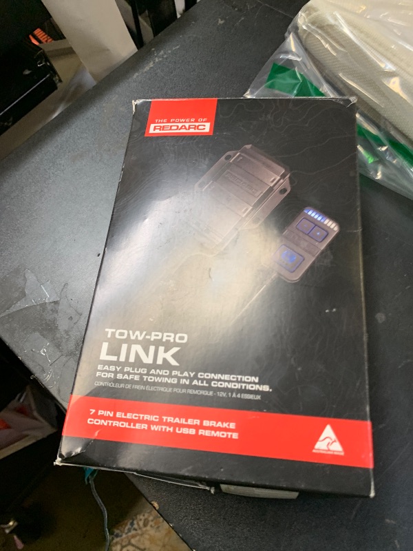 Photo 1 of REDARC Tow-Pro Link Electric Trailer Brake Controller, 6-Axis Sensor Sway Control, Dual Braking Modes, Plug and Play Install for Cars, Trucks, SUVs, Compatible to Tow RV, Camper, Trailer, Boat