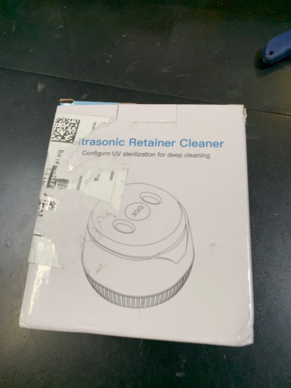Photo 1 of Dental Ultrasonic Retainer Cleaner Machine: 45kHz Dental Cleaning Pod with Digital Timer & 200ML, Deep Cleaning for Dentures, Mouth Guards, Aligners, Night Guards, Braces, Toothbrush Heads & Jewelry