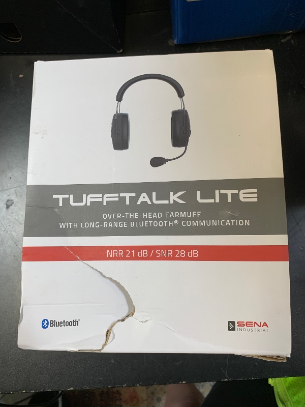Photo 1 of Sena TUFFTALK-LITE-01 TUFFTALK LITE OVER-THE-HEAD EARMUFF LONG-RANGE BLUETOOTH
