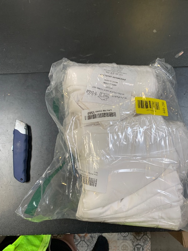 Photo 1 of Urban Villa Flour Sack Kitchen Towels (27x27 Inches 24 Pack) Extra Large Premium White Dish Towels 100% Cotton Flour Sack Kitchen Towels for Embroidery, DIY Projects, Cloth Diapers, Cheese Strainers