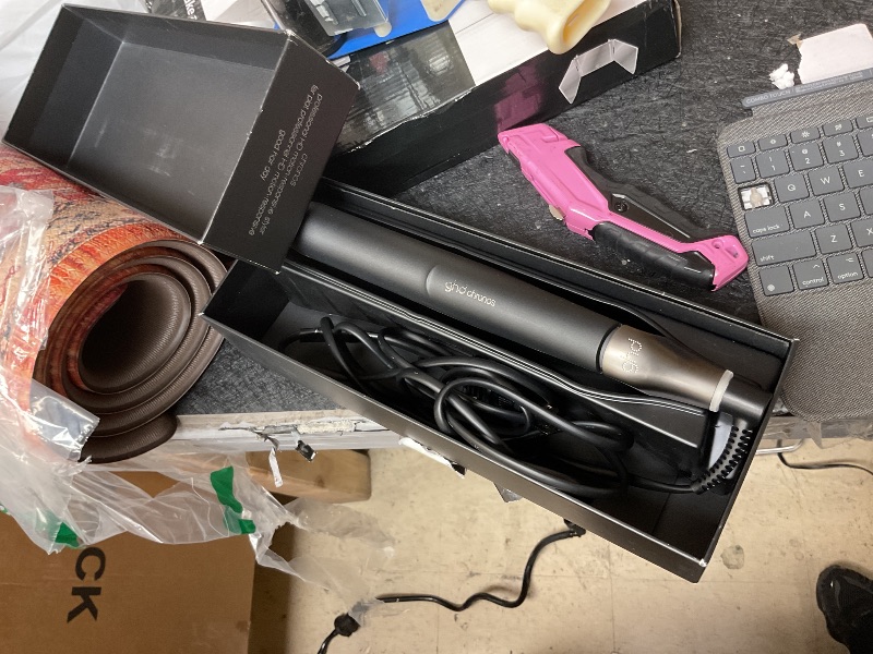 Photo 1 of ghd Chronos Styler - 1” Smart Flat Iron Hair Straightener with HD Motion-Responsive Technology, Faster Styling, 24-Hour Results, More Shine, Less Frizz, and No Extreme Heat Damage - Black