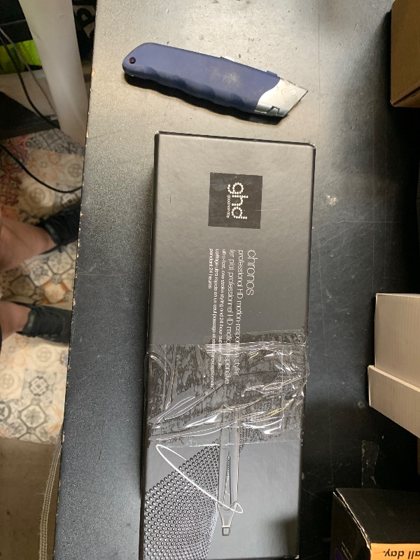 Photo 1 of ghd Chronos Styler - 1” Smart Flat Iron Hair Straightener with HD Motion-Responsive Technology, Faster Styling, 24-Hour Results, More Shine, Less Frizz, and No Extreme Heat Damage - Black
