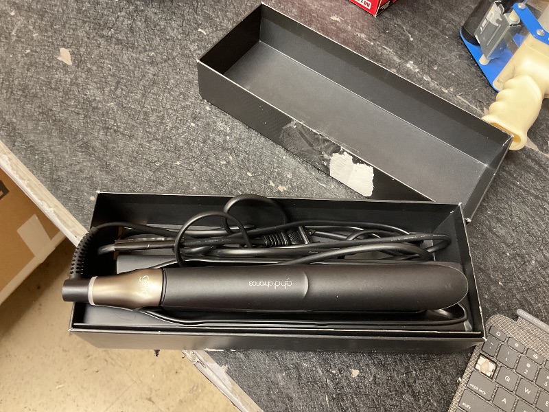 Photo 1 of ghd Chronos Styler - 1” Smart Flat Iron Hair Straightener with HD Motion-Responsive Technology, Faster Styling, 24-Hour Results, More Shine, Less Frizz, and No Extreme Heat Damage - Black