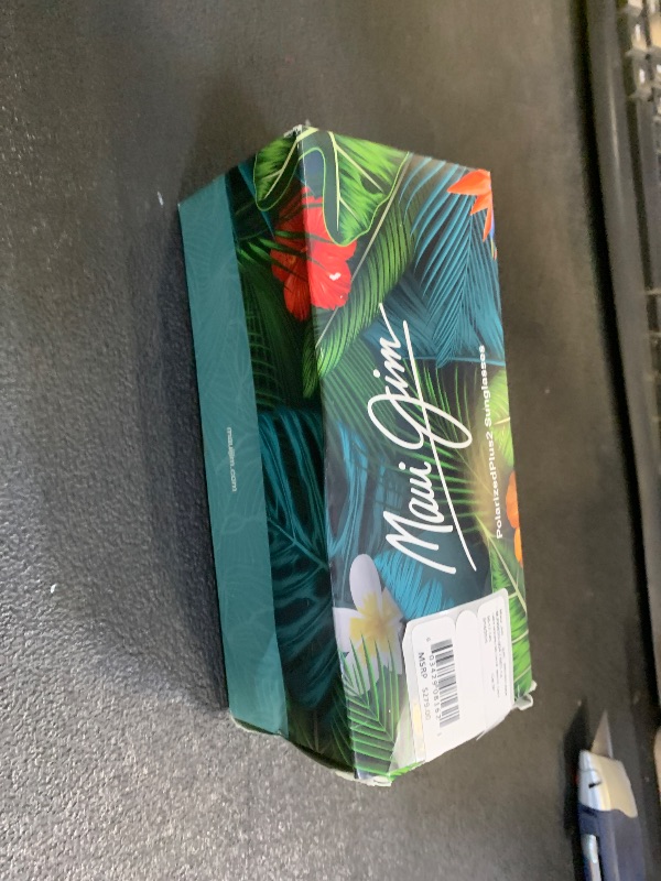 Photo 1 of Maui Jim Men's Hoopili Polarized Rectangle Sunglasses, Metal Matte Grey/Neutral Grey Polarized, Large Fit