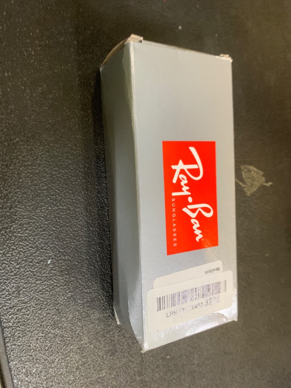 Photo 1 of Ray-Ban Unisex RB2132 New Wayfarer Gradient Square Sunglasses, Gunmetal On Transparent/Light Grey Gradient Dark Grey, 55 mm