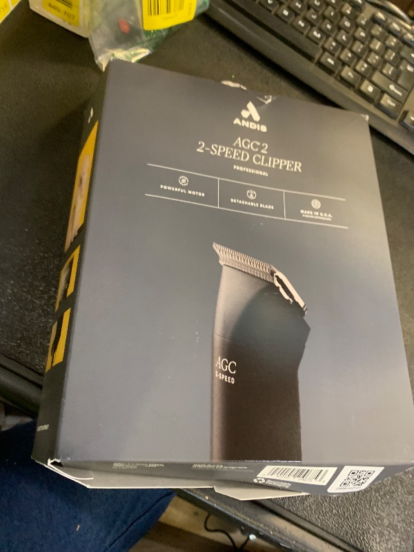 Photo 1 of Andis 24675 UltraEdge 2-Speed Detachable Blade Pet/Dog Clipper – Runs Cool & Quiet, Designed with Two-Speed Rotary Motor & Shatter-Proof Housing - for All Coats & Breeds - 120 Volts, Black