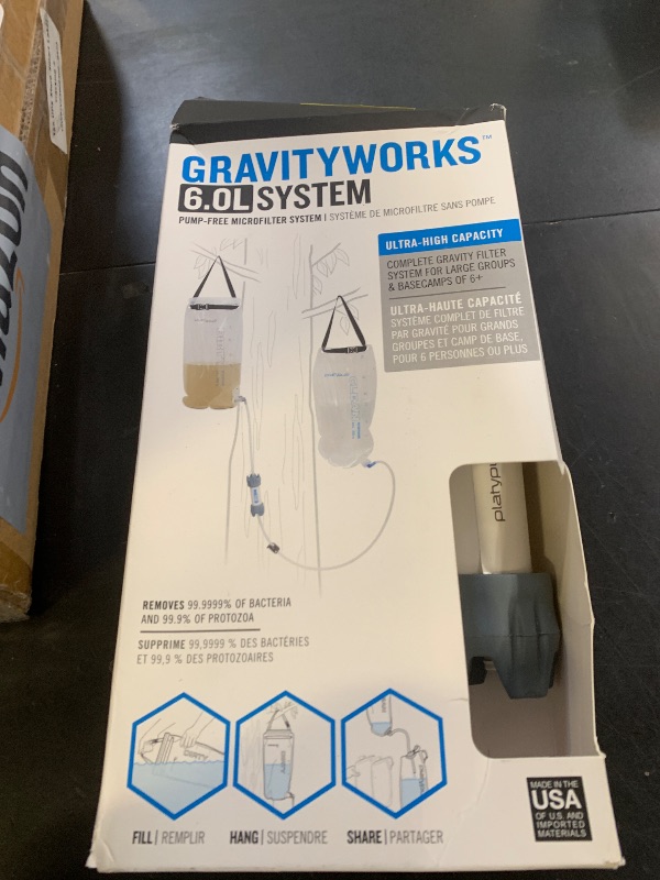Photo 1 of Platypus GravityWorks Group Camping Water Filter System, 6-Liter
