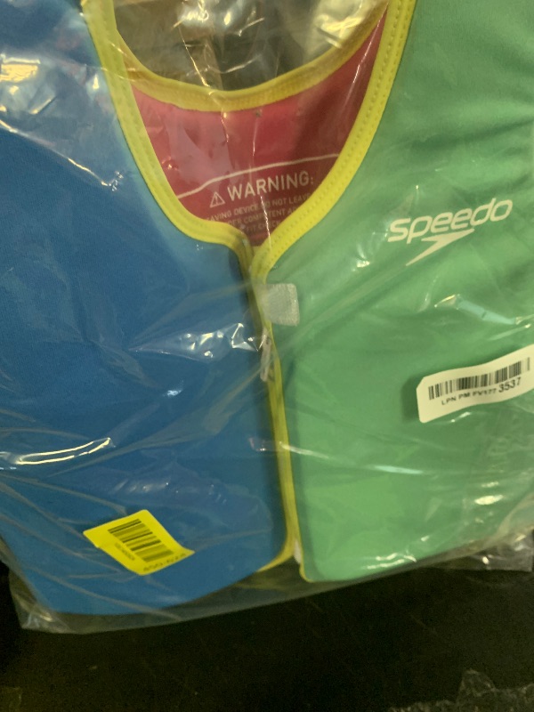 Photo 1 of Speedo Unisex-Child Swim Flotation Classic Life Vest Begin to Swim UPF 50