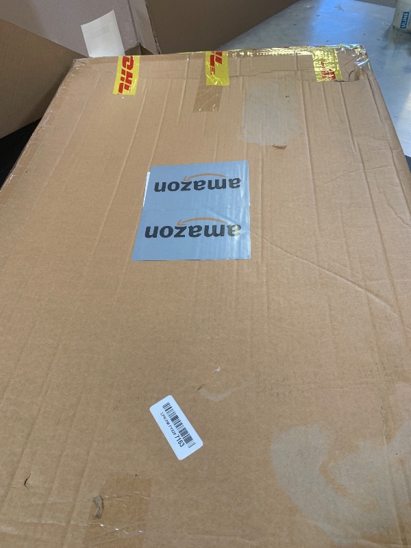 Photo 1 of Amazon Basics Portable Folding Soft Dog Crate for Cat, Dog, Rabbit, Double Door with Mesh Ventilation, Collapsible, Easy to Set Up, Large 36" x 24" x 24", Tan