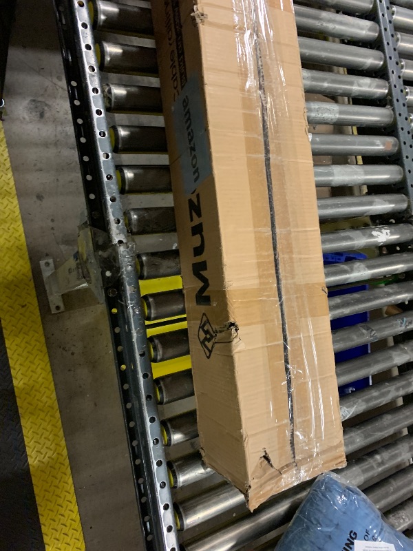 Photo 1 of Muzata 4Pack Black Cable Railing Post 42 Inch 42"x2"x2" Level Drilled Surface Mount T304 Stainless Steel Cable Railing System Kit Indoor Outdoor with Paper User Guide PS01 BH4L