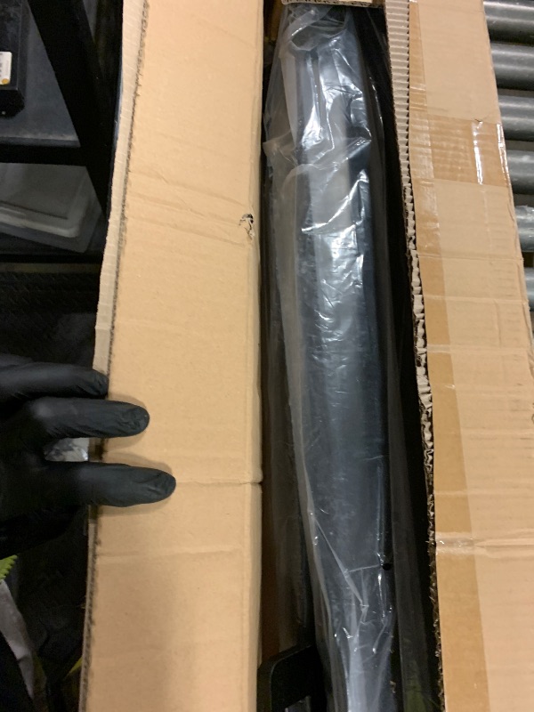 Photo 1 of Muzata 4Pack Black Cable Railing Post 42 Inch 42"x2"x2" Level Drilled Surface Mount T304 Stainless Steel Cable Railing System Kit Indoor Outdoor with Paper User Guide PS01 BH4L