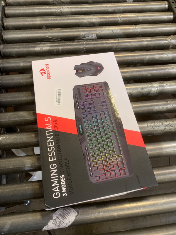 Photo 1 of Redragon S101M-KS Gaming Keyboard and Mouse Wireless with Tri-Mode, RGB Keyboard and 4800 DPI Gaming Mouse, 10 Independent Multimedia Keys for Wins, PC, Computer, Wireless S101 Ideal for Gamer