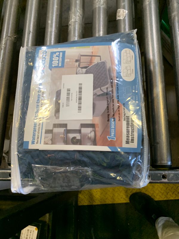 Photo 1 of TAOCOCO 100% Waterproof Recliner Covers, Recliner Sofa Covers with Leg Straps, Reversible Recliner Couch Cover for Reclining Chair, Washable Couch Protector for Pets Kids(1 Seater 22", Ocean Blue)