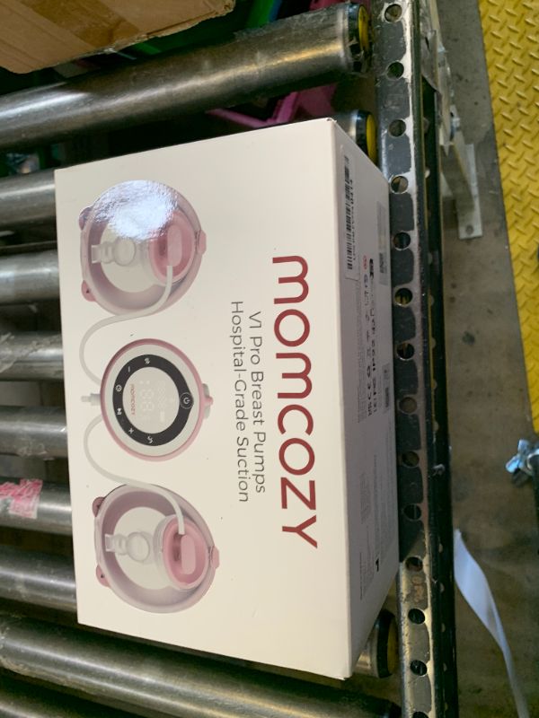 Photo 1 of Momcozy Breast Pump V1 Pro Hospital-Grade, Hands-Free & Portable Wearable Pump, Upgraded Electric Pump with 3 Fine-Tuned Rhythms|15 Levels, Come with Leak-Proof DoubleFit Flange, Cozy Red.