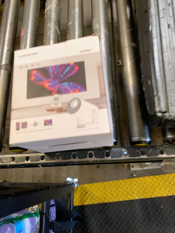 Photo 1 of ?Electric Focus?Magcubic Mini Projector 4K Support, Portable Projector with WiFi 6 and Bluetooth 5.4, Smart Proyector, 5W Soundbase Speaker, 180°Rotation for Home Theater