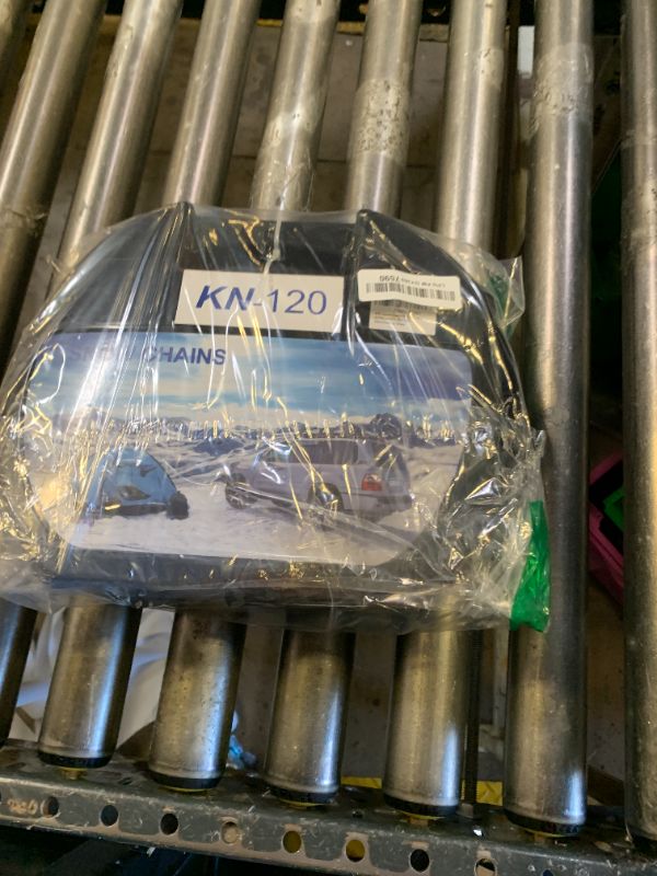 Photo 1 of COCO BIRD Snow Chains, Wear-Resistant High Carbon Steel Anti Slip Tire Chain for Passenger Cars, Pickups, and SUVs, Set of 2 (KN120)