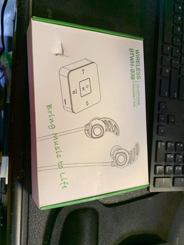 Photo 1 of Golvery Bluetooth Headphones Transmitter for TV Watching, Neckband Wireless Stereo Earphones Earbuds Set w/Transmitter Adapter for Optical Digital RCA 3.5mm Aux TVs, Plug n Play No Audio Delay