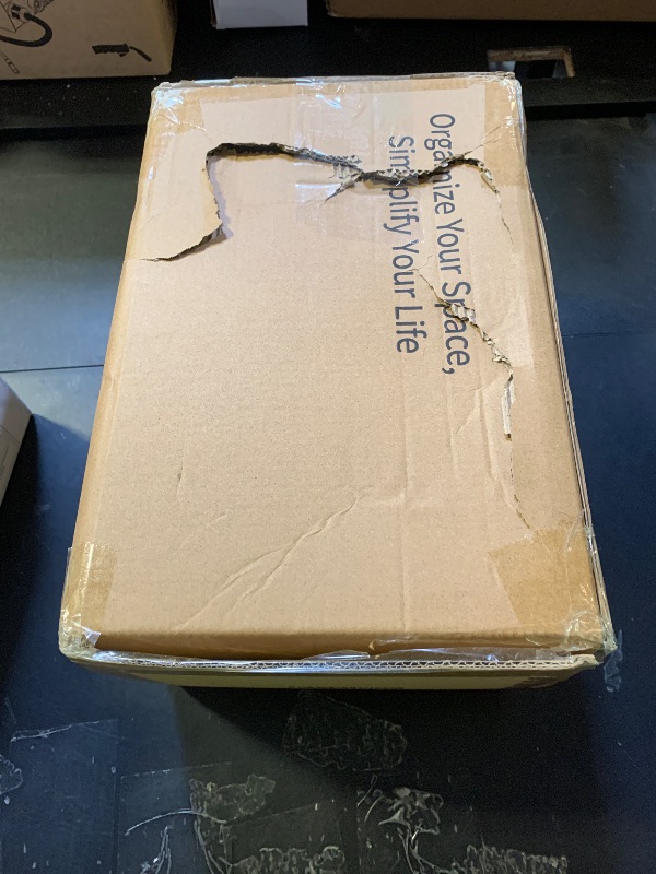 Photo 1 of **SELLING FOR PARTS----CHECK CLARK NOTES--**Bamboo Desk Organizer with Drawers Wooden Desktop Storage Drawers for Bills Office Supplies Kitchen Utensils Organizing Tool for Home Classroom Organization No Assembly (2 Drawers, White)