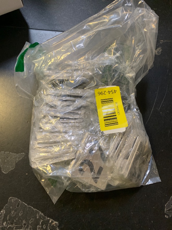 Photo 1 of 1-25 Stainless Steel Number Tent Table Number for Restaurants Cafes Bars 2"x2" Black