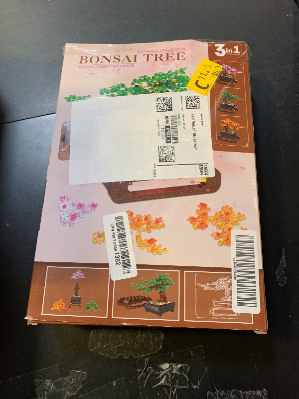 Photo 1 of 3IN1 Cherry Blossom Bonsai Tree Building Blocks Set, Botanicals 3 Season Leaf Bonsai Tree Building Bricks Compatible with Lego, Pink Flowers Plant Home Office Decor Ideal Gift for Adult Teen(1229PCS)