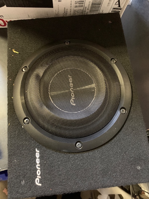 Photo 1 of PIONEER A-Series TS-A2000LB 8” Subwoofer – 700W Max, Pre-Loaded Shallow-Mount Design, Deep Bass in Tight Spaces, Easy Installation, Enclosure Included