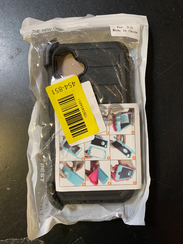 Photo 1 of KECAI for Samsung Galaxy S24 Case with Belt Clip Holster & Kickstand,Built-in Screen Protector,Heavy Duty Shockproof Drop Protection Military Grade Full Body Rugged Phone Cover (6.2 Inch) (Black)