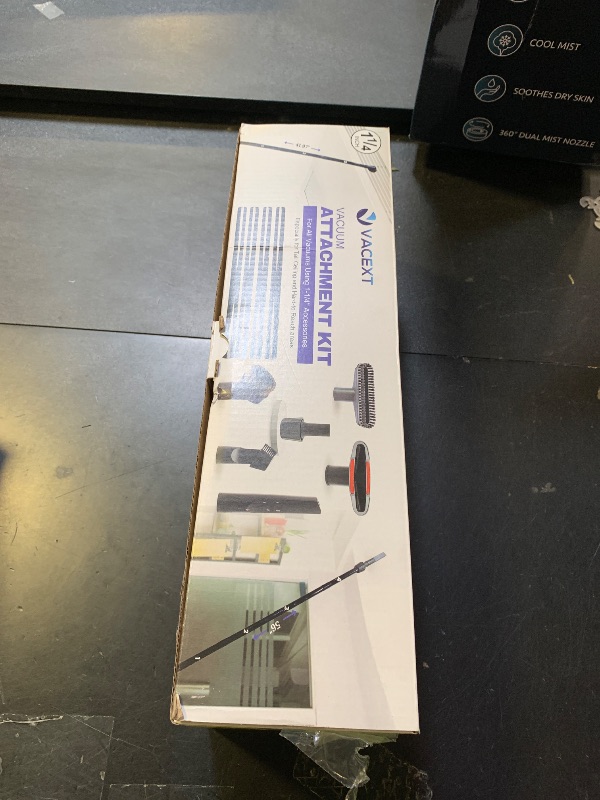 Photo 1 of 1.25 Inch Vacuum Brush Attachment Kit Compatible with Vacuum Cleaners Using 1-1/4'' Accessories - 1.25 Inch Shop Vac Accessories: Horse Hair Dust Brush, Vacuum Extension Wand and More (10 Pack)