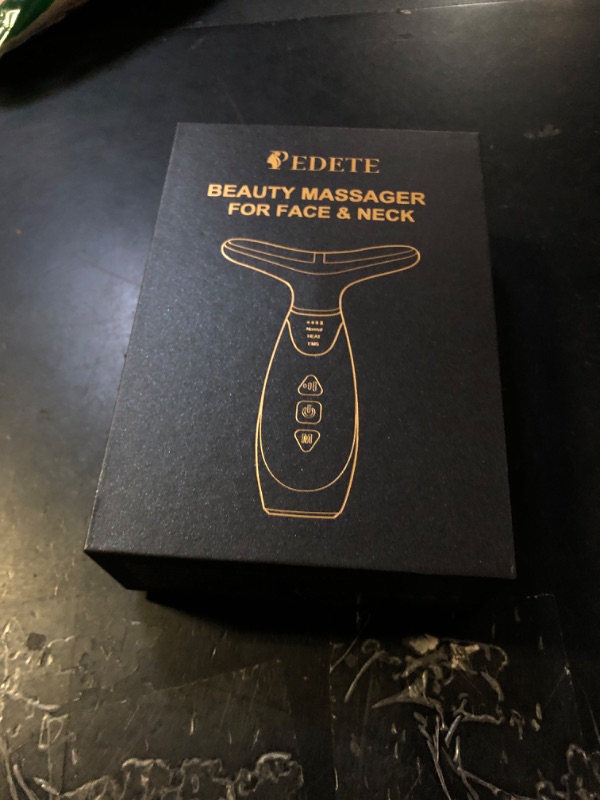 Photo 1 of Pedete Facial Massager, 7 Colors Red Light Therapy for Face and Neck, Face Lift Device with 113°F Heating Vibration for Multi Skin Care