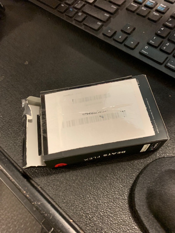 Photo 1 of Beats Flex Wireless Earbuds - Apple W1 Headphone Chip, Magnetic Earphones, Class 1 Bluetooth, 12 Hours of Listening Time, Built-in Microphone - Smoke Gray