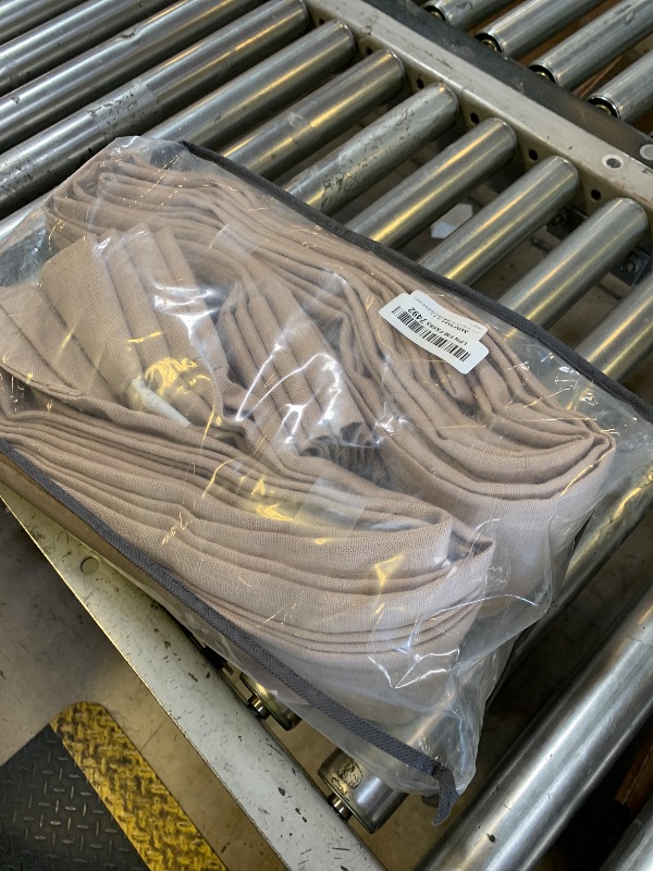 Photo 1 of Pinch Pleated Linen Curtains 102 Inches Long 2 Panels Set for Living Room Bedroom Farmhouse Burlap Back Tab Pinch Pleat Drapes Ceiling Floor Window Curtains 102 Inch Length Gray Beige Tan Neutral