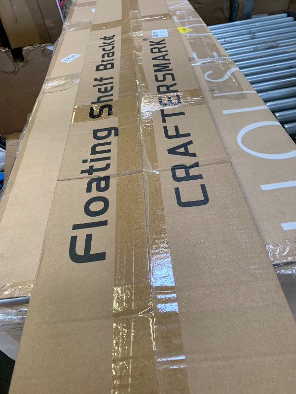 Photo 1 of 1 Pack Large Shelf Brackets Long Floating Shelf Bracket Invisible Floating Shelf Hardware Heavy Duty Floating Mantel Brackets(70"X6"X1.5" with Tools)