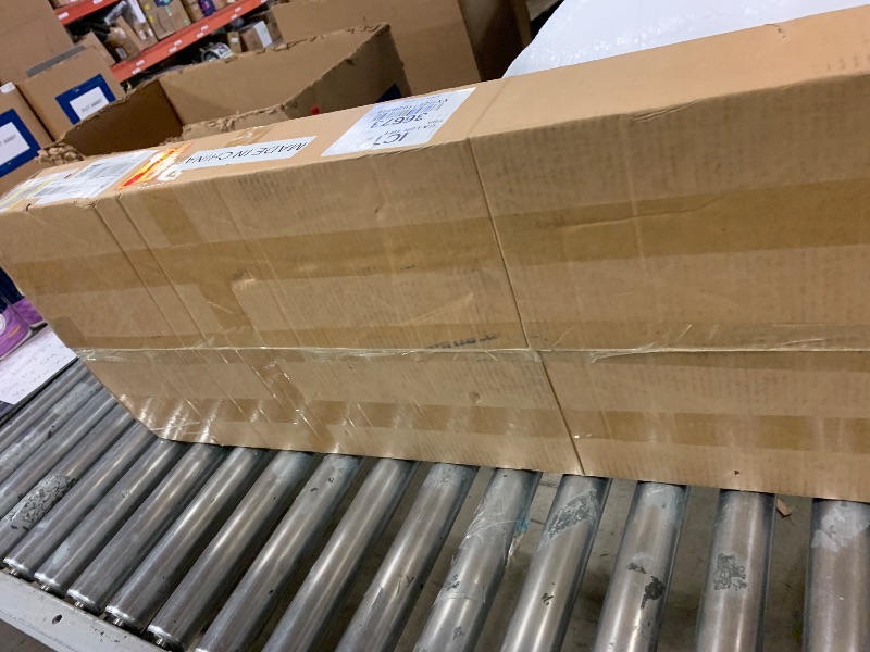 Photo 1 of CRTERICX 3-Tier Acrylic Horizontal Bookshelf, Clear Long Bookcase, Modern Low Book Shelf with 5 Cube Storage for Living Room, Office, Bedroom, 11.8''D x 47.2''W x 24.6''H