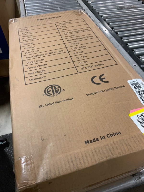 Photo 1 of AIRTHRYL Smart Portable Air Conditioners, Removable Water Tank, 120°Oscillating Fan Pearl White