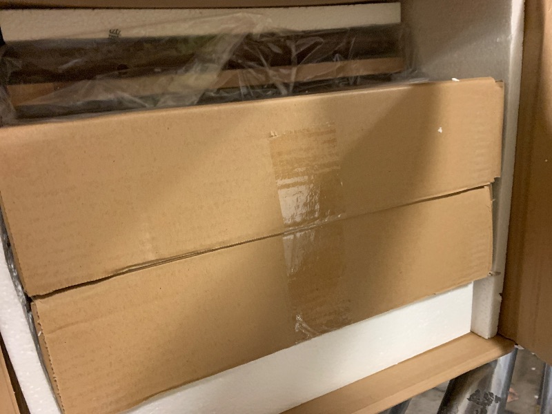 Photo 1 of Nathan James Barker Classic Counter Height Wood Barstool with Leather Removable Cushion, Backless Island 24" Bar Stool for Kitchen, Chestnut Brown, Set of 4