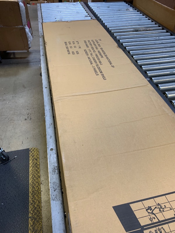 Photo 1 of Red Lantern 7 ft. Tall Cherry Blossom Shoji Screen - Natural - 4 Panels