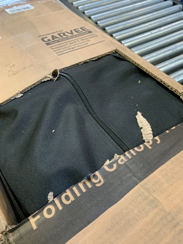 Photo 1 of Garvee 10x20 ft Pop Up Canopy Tent Outdoor Canopy One-Person Set Up Heavy Duty Commercial Tent 6-Sidewall,Black
