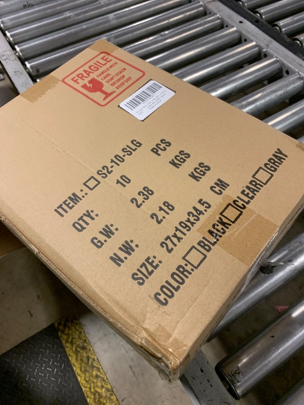 Photo 1 of 10 Pack Plastic Storage Bins with Lids, Stackable Plastic Storage Baskets for Organizing with Handles, Organizer Bins with Labels for Room, Craft, Containers for Pantry Organizers and Storage