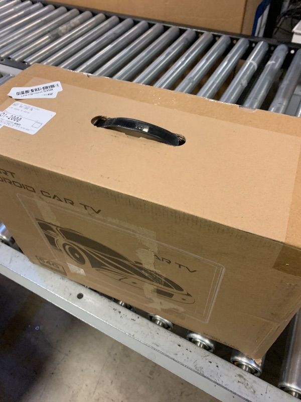 Photo 1 of WONNIE 16" Car TV Headrest Monitor for Back Seat, 4K Android Tablet Portable Rear Entertainment System, Phone Wireless Mirror Link Touch Screen, with WiFi/Bluetooth/HDMI/USB/Video Player (16" x 2)